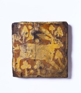 Tile, by Penn Tilery. Penn, Buckinghamshire, England, 14th century