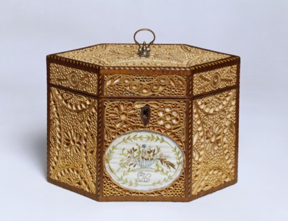 Tea Canister, by M. Skeet. Long Melford, Suffolk, England, early 19th century