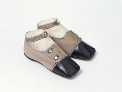 Pair of Children's Shoes, by C.S. Gillman. England, mid-19th century
