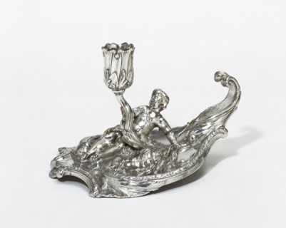 Taperstick, by Paul Crespin. London, England, 1744