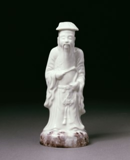 Taoist immortal Lu Dongbin. Bristol, England, 1750