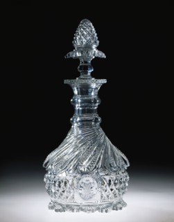 Decanter and Stopper, by Perrin, Geddes & Co. Lancashire, England, early 19th century