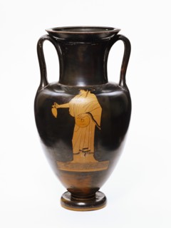 Greek Amphora, by the Nikon Painter. Attica, Greece, mid-5th century BC