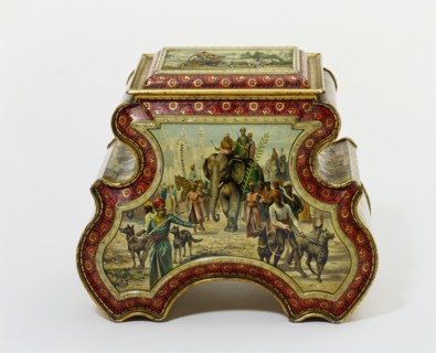 Biscuit Tin, by Huntley, Boorne & Stevens. England, 1894