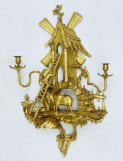 Candelabra. London, England, mid-18th century