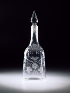 Decanter and Stopper. England, late 18th century