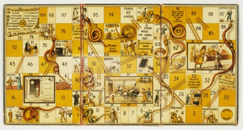 Snakes and Ladders. Germany, 1900