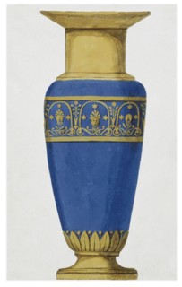 Design for a Vase. Europe, 19th century