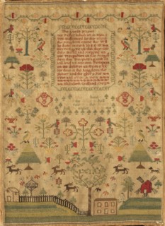 The Lord's Prayer Sampler. England, 1752