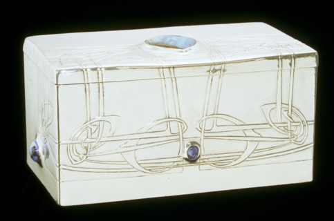 Casket, by Archibald Knox. England, early 20th century