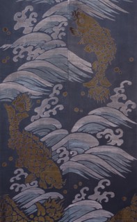 Kimono, detail. Japan, late 19th century