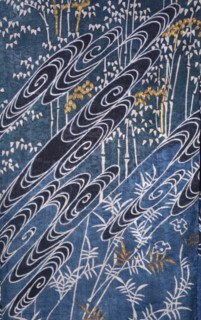 Kimono, detail. Japan, late 19th century