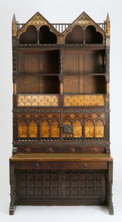 Cabinet, by Norman Shaw for Morris, Marshall, Faulkner & Co. England, c.1860