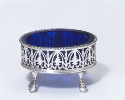 Salt Cellar. Sheffield, England, late 18th century