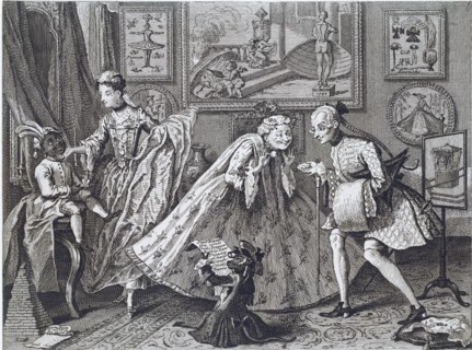 A Taste in High Life, by William Hogarth. England, 1746