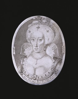 Anne of Denmark, by Simon de Passe. London, England, early 17th century
