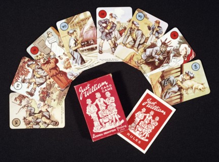 Just William Card Game, by Castell. England, 1930s