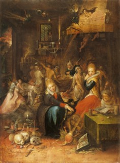 Witches' Sabbath, by Frans Francken II. Antwerp, Belgium, 1606