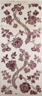 Design for a silk damask, by Anna Maria Garthwaite. England, mid-18th century