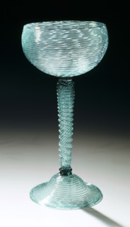 Goblet, designed and manufactured probably by James Powell and Son, Whitefriars Glassworks Ltd. London, England, 1869
