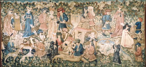 Devonshire Hunting Tapestry - Deer Hunt. Southern Netherlands, 15th century
