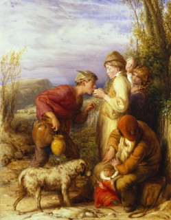 Giving a Bite, by William Mulready. England, 1834