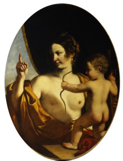 Venus and Cupid, by GuerciN. Cento, Italy, 17th century