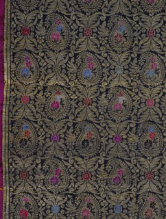 Gold brocade. Varanasi, India, late 19th century