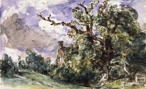Constable, Un cottage dans les bois à Findon, Sussex