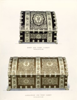 Caskets of Vizagapatam. England, 1886