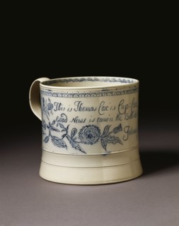 Mug. Staffordshire, England, 1758