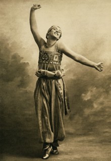 Vaslav Nijinsky as The Golden Slave, photo Emil Otto Hoppé. London, England, 20th century