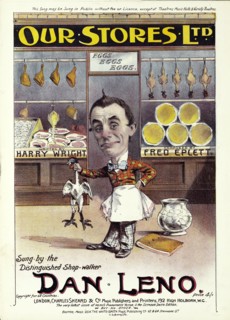 Song Sheet Cover featuring Dan LeN. London, England, 19th century