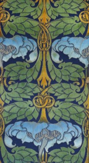 Furnishing fabric, by George Haite. England, 19th century