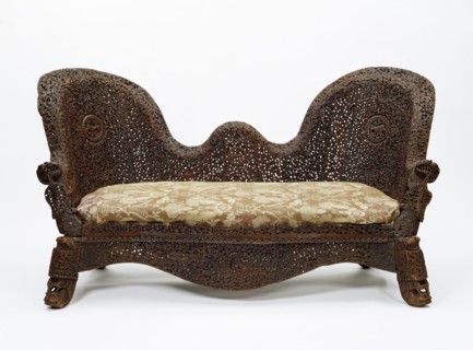 Fauteuil indien du 19e siècle