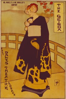 The Geisha, by David Allen & Sons ltd. Scarborough, England, 19th century