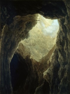 A Cavern in the Campagna, by John Robert Cozens. Rome, Italy, 1778