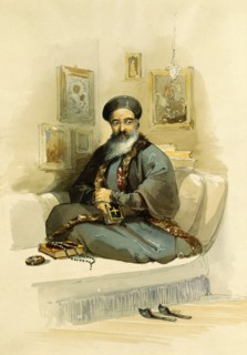 A Greek Priest, by Count Amadeo Preziosi. Greece, 19th century