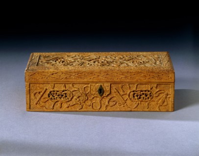 Box, by Bhowanis Hanker Hariuvlubb. Surat, India, mid-19th century