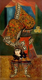 Dancer Performing Acrobatics. Iran, 19th century