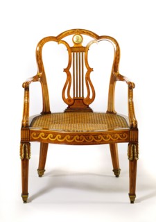 Fauteuil anglais du 18e siècle