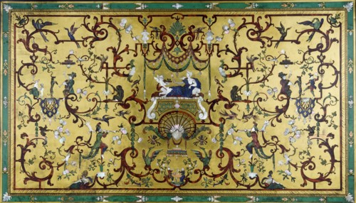 Desk, detail, by Bernard I Vanrisamburgh. Paris, France, 17th century