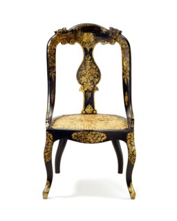 Chaise indienne du 19e siècle