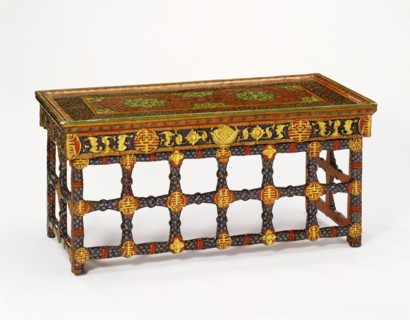 Folding table. Kashmir, India, late 18th century