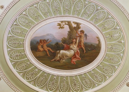 Ceiling roundel. London, England, 18th century