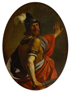 Mars as a warrior, by GuerciN. Cento, Italy, 17th century