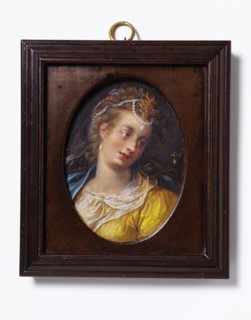 The Goddess Diana, by Isaac Oliver. England, 1615