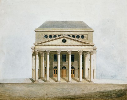 Haymarket Theatre, by John Nash. London, England, 1820