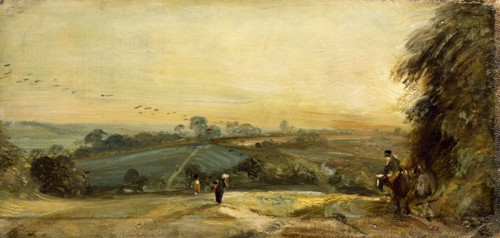 Constable, Coucher de soleil en automne