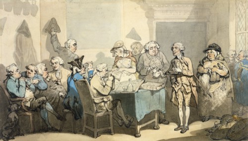 The Parish Vestry, by Thomas Rowlandson. England, late 18th century